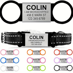 Custom Slide On Pet ID Tag - Deep Engraving