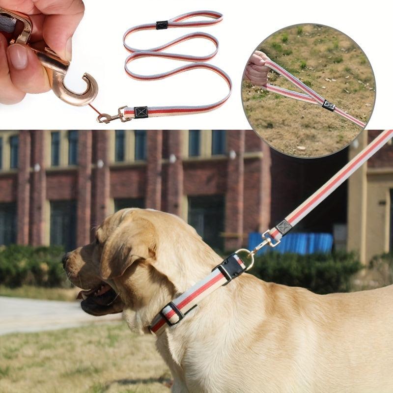 Canvas Dog Leash for Outdoor Training & Walking