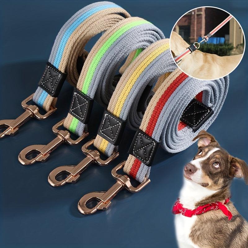 Canvas Dog Leash for Outdoor Training & Walking