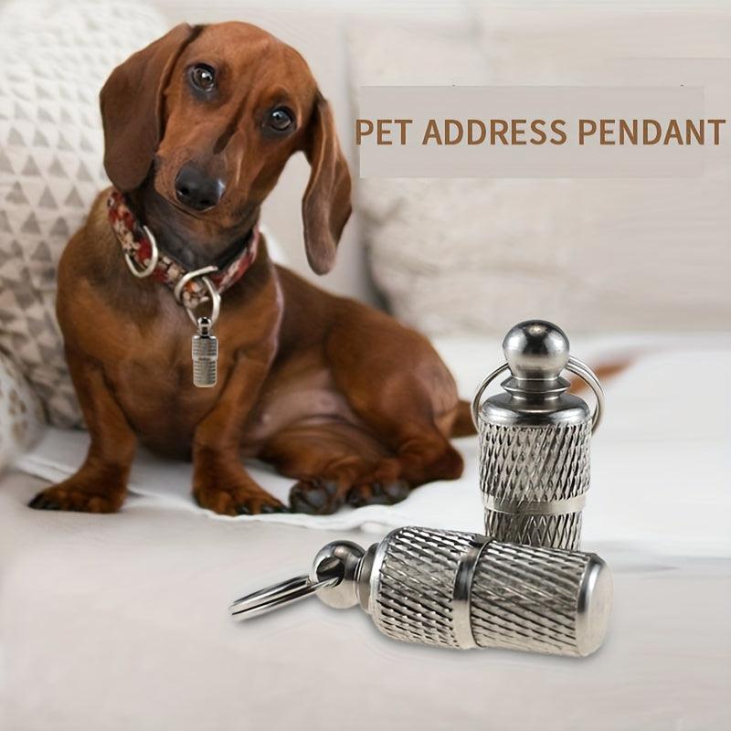 Brass Pet ID Tag Address Tag Collar Ornament