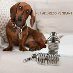 Brass Pet ID Tag Address Tag Collar Ornament