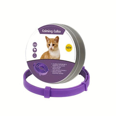 Adjustable Calming Collar for Cats and Dogs with Pheromone Technology
