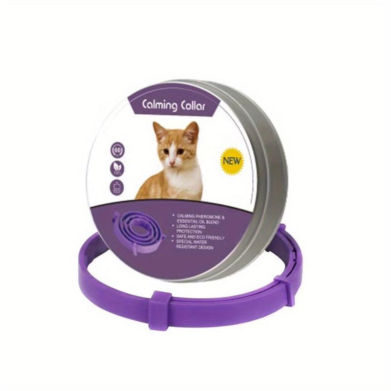 Adjustable Calming Collar for Cats and Dogs with Pheromone Technology
