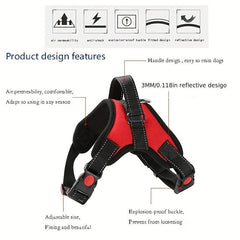 Comfortable Pet Harness and Leash Set for Dogs - Ideal for Walking and Traveling