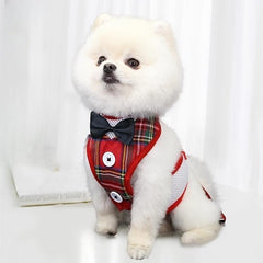 Dog Vest Harness And Leash Set Small Dog Walking Breathable Step-in