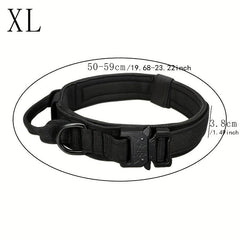 Adjustable Dog Collar With Handle For Training