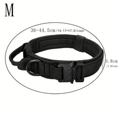 Adjustable Dog Collar With Handle For Training