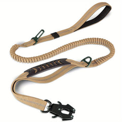 Reflective Bungee Dog Leash with 2 Mode Handles