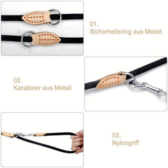 Adjustable Nylon Dog Lead for Small and Medium Dogs