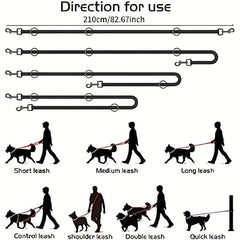 Adjustable Nylon Dog Lead for Small and Medium Dogs
