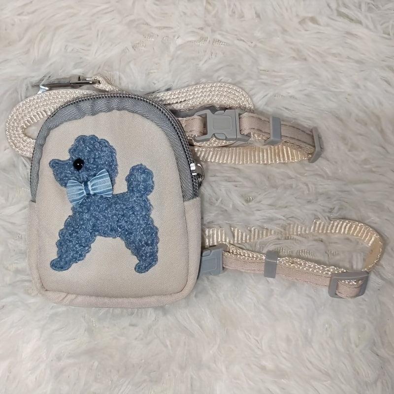 Adjustable Pet Vest with Backpack for Small and Medium Dogs