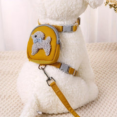 Adjustable Pet Vest with Backpack for Small and Medium Dogs