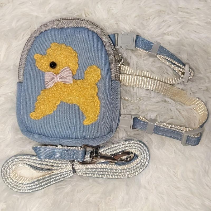 Adjustable Pet Vest with Backpack for Small and Medium Dogs