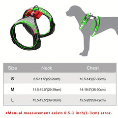 Reflective Rhinestone Dog Harness for Small and Medium Dogs