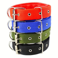 Adjustable Nylon Dog Collar Soft Durable Puppy Collars for Small Medium Large