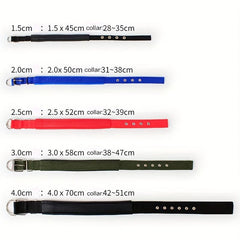 Adjustable Nylon Dog Collar Soft Durable Puppy Collars for Small Medium Large