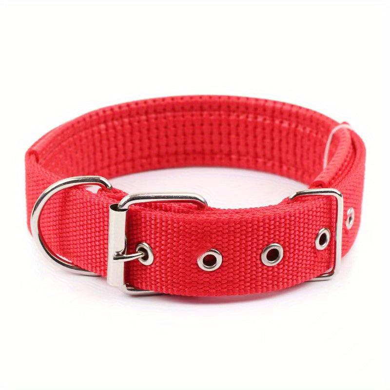Adjustable Nylon Dog Collar Soft Durable Puppy Collars for Small Medium Large