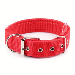 Adjustable Nylon Dog Collar Soft Durable Puppy Collars for Small Medium Large
