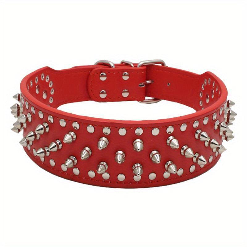 Spiked Dog Collar for Small Medium and Large Dogs - Stylish and Adjustable