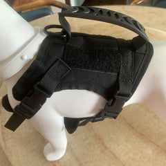 Breathable Tactical Cat Harness Escape Proof Adjustable Walking Small Dogs