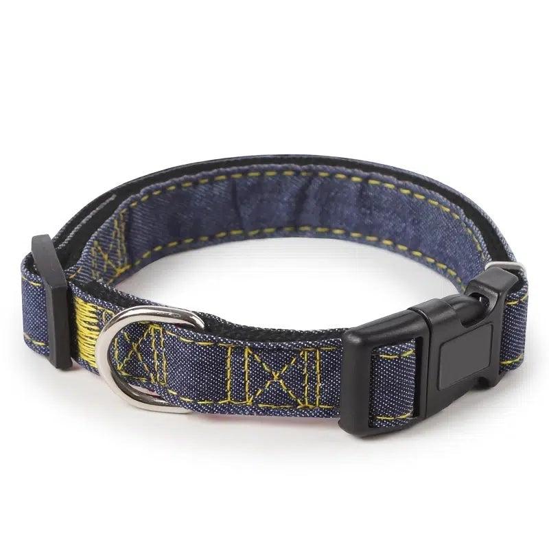 Denim Cat Collars - Stylish Pet Supplies