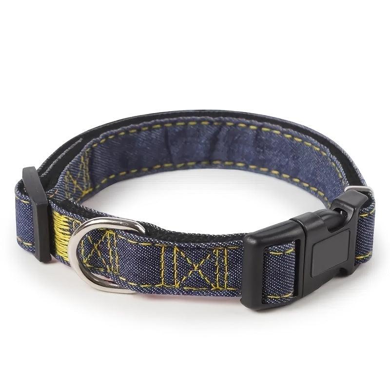 Denim Cat Collars - Stylish Pet Supplies