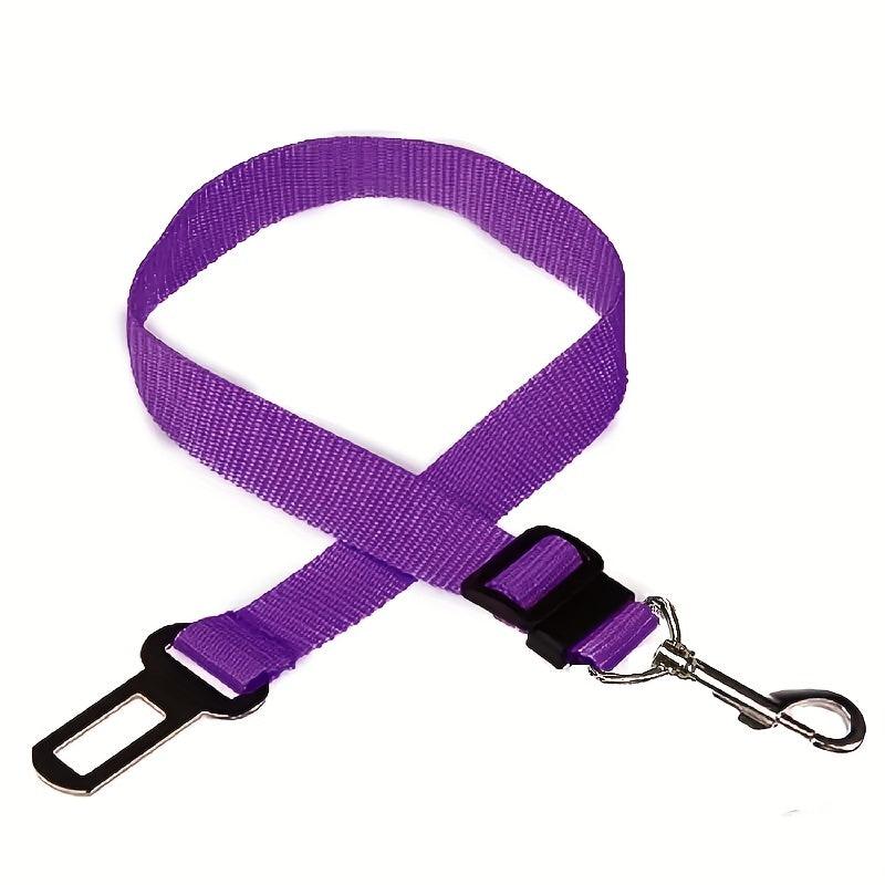 Adjustable Vehicle Safety Seatbelt for Pets - Car Dog Cat Harness