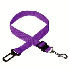 Adjustable Vehicle Safety Seatbelt for Pets - Car Dog Cat Harness