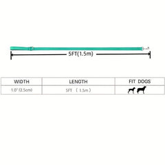 Reflective Double Sided Dog Leash with Padded Handle