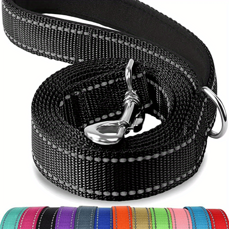 Reflective Double Sided Dog Leash with Padded Handle
