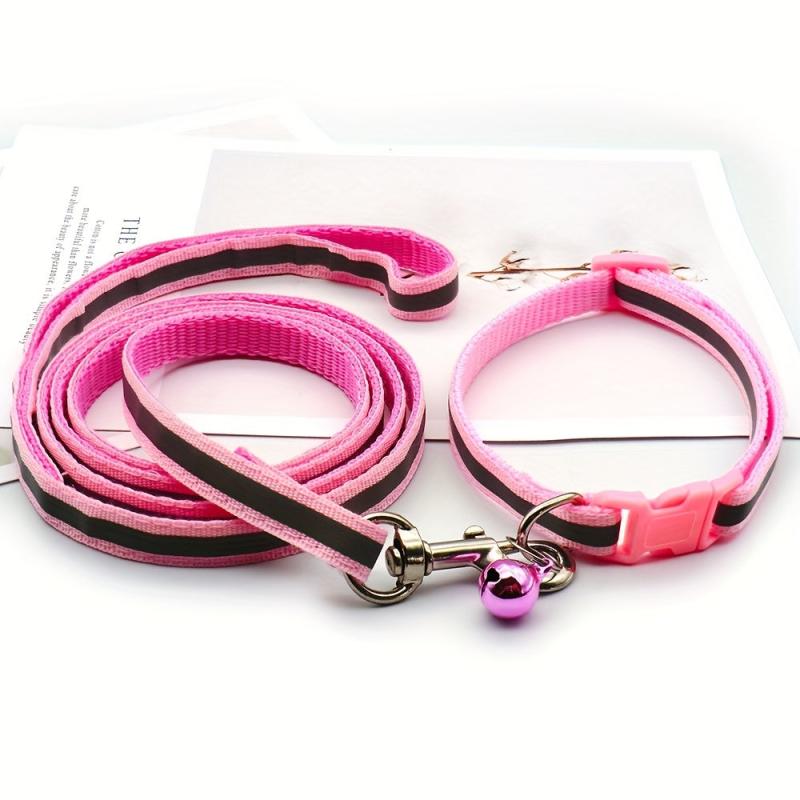 Reflective Dog Leash for Night Safety - Cats and Puppies