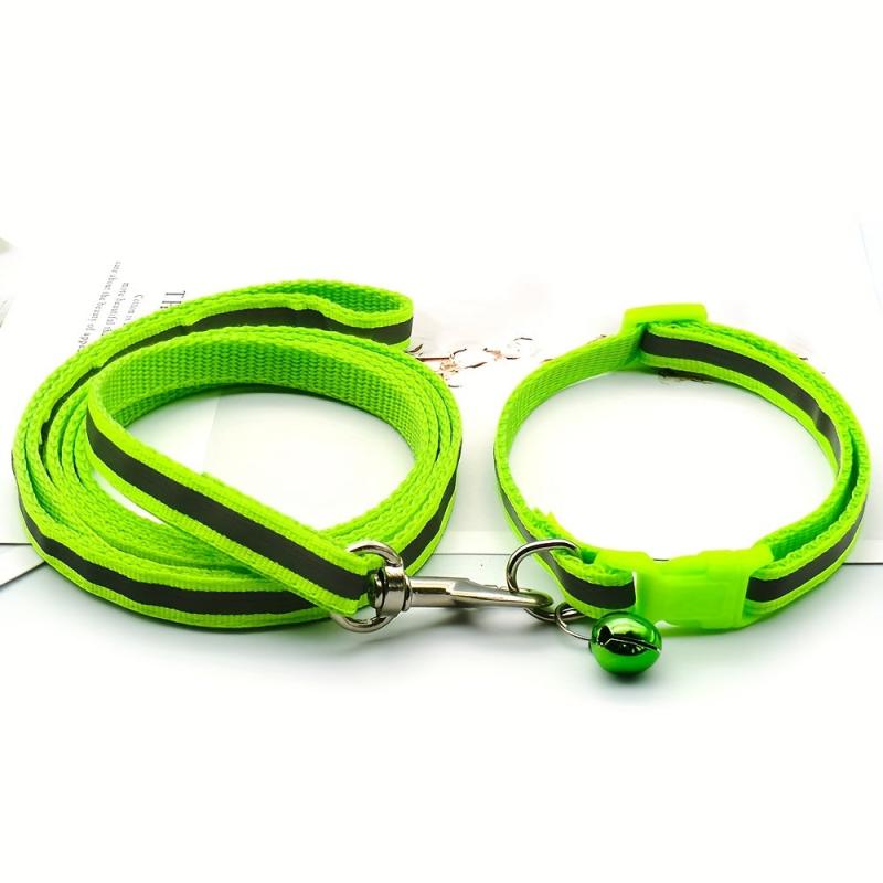 Reflective Dog Leash for Night Safety - Cats and Puppies
