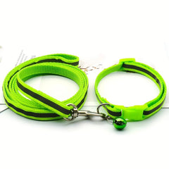 Reflective Dog Leash for Night Safety - Cats and Puppies