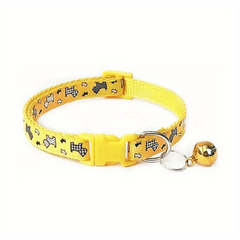 Adjustable Polyester Cat & Dog Collars with Bells