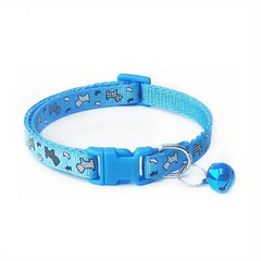 Adjustable Polyester Cat & Dog Collars with Bells