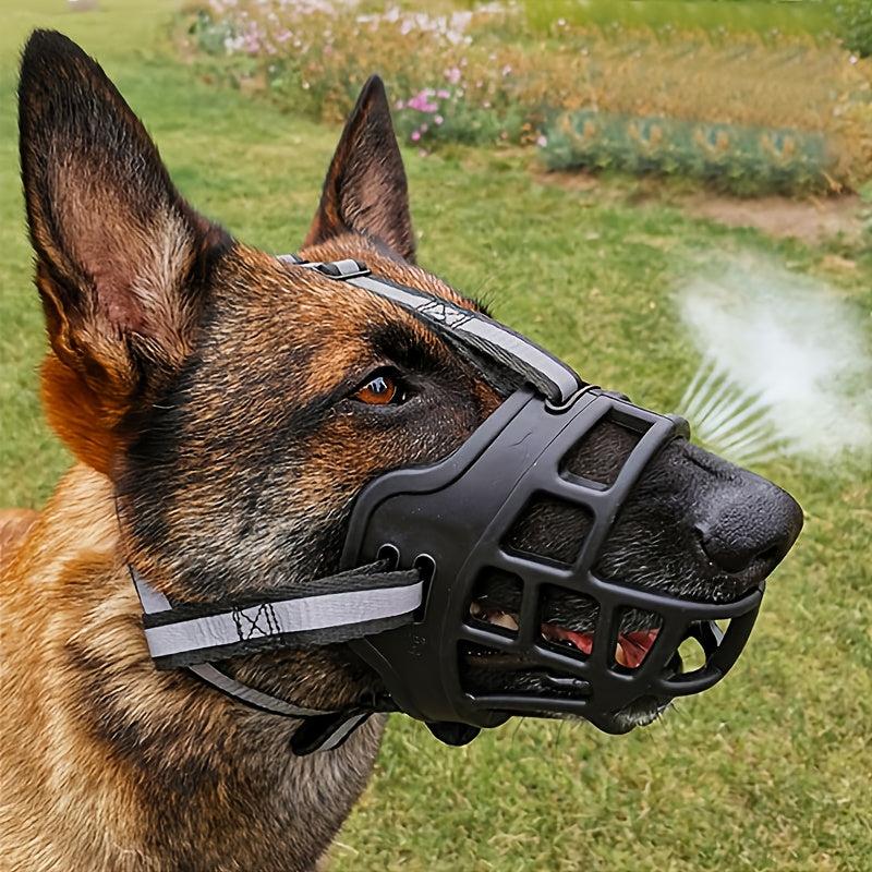 Reflective Dog Muzzle for Safety & Security