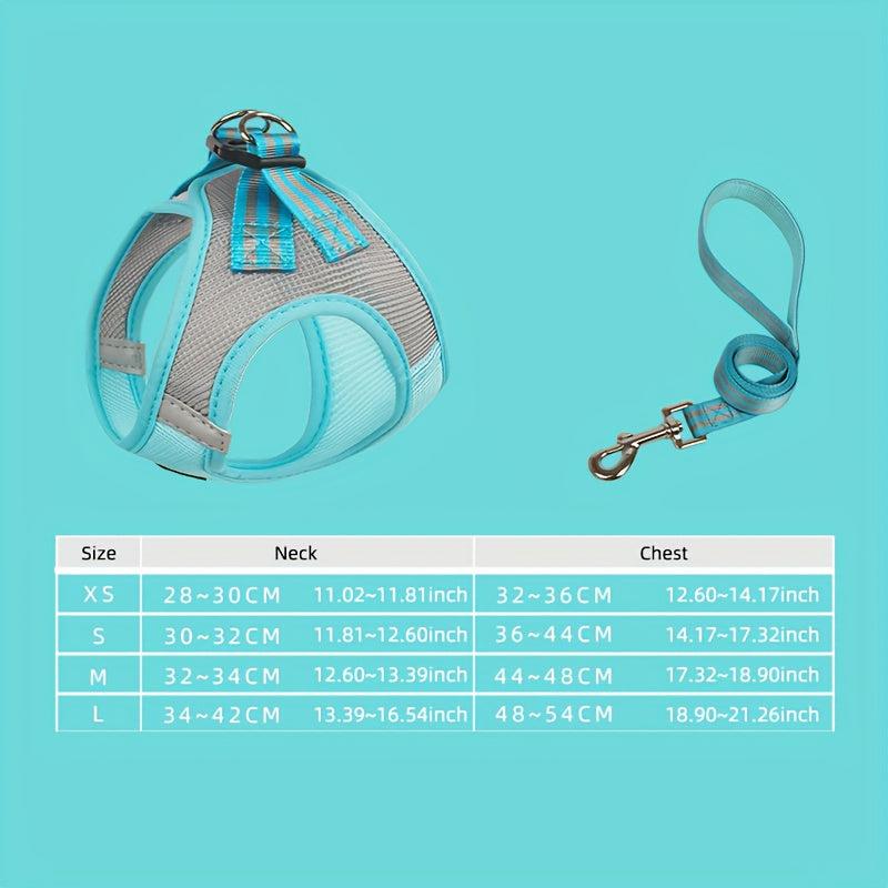 Adjustable No Pull Dog Harness & Leash Set for Walking Training