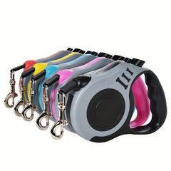 Double Switch Retractable Dog Leash For Dogs Easy Control Leash