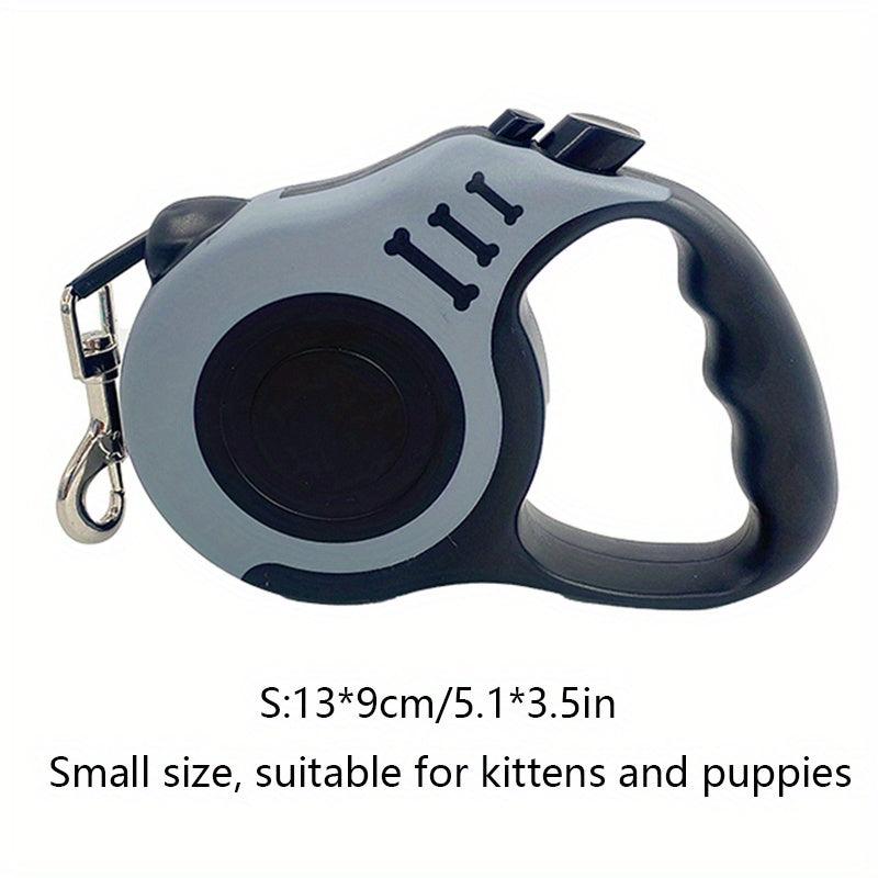 Double Switch Retractable Dog Leash For Dogs Easy Control Leash