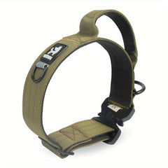 Adjustable Tactical Dog Collar for Medium/Large Dogs