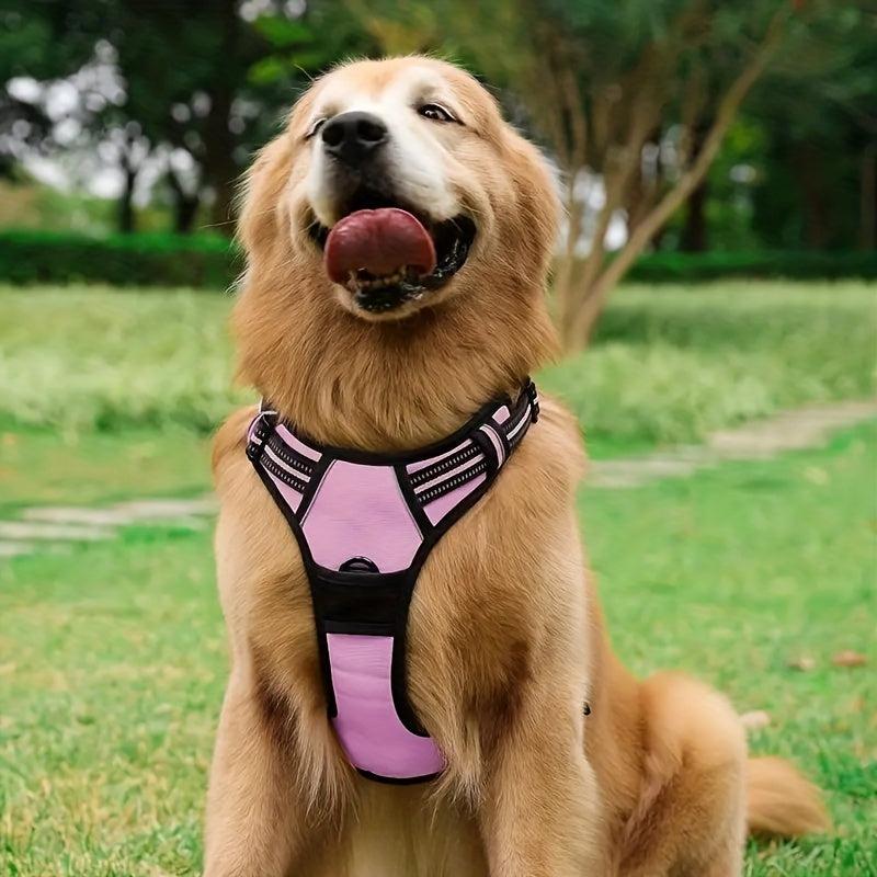 No Pull Dog Harness Adjustable Padded Vest  Small Medium & L