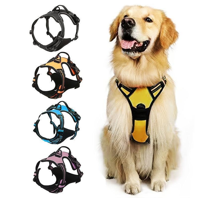 No Pull Dog Harness Adjustable Padded Vest  Small Medium & L