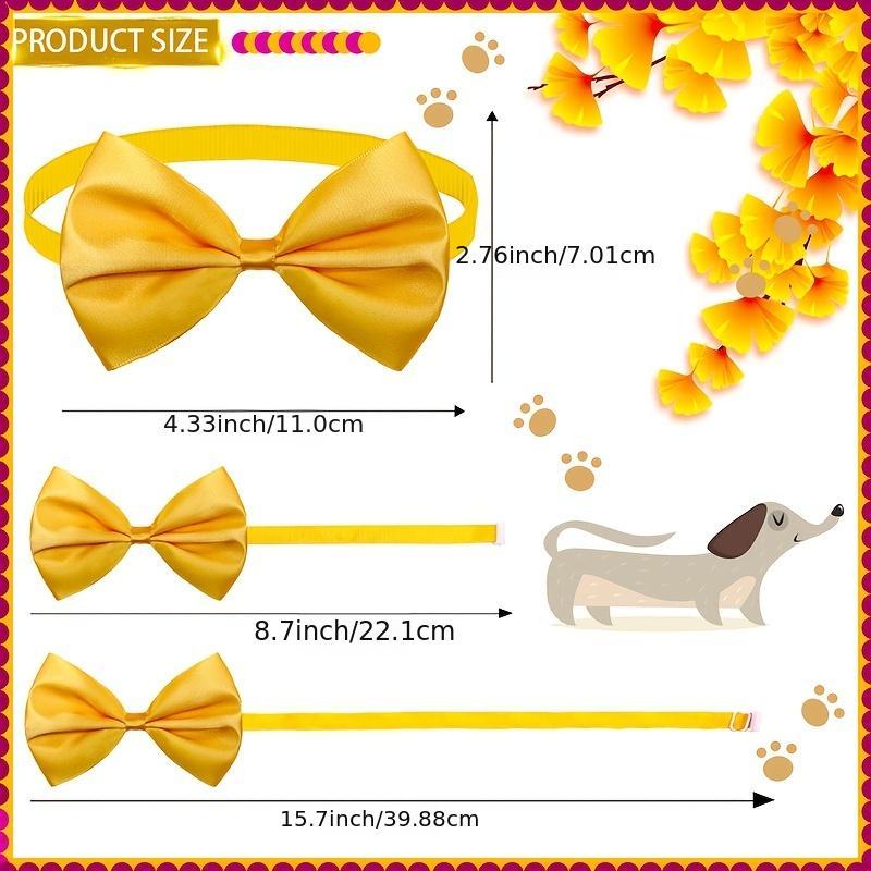 Adjustable Candy Bow Tie Collar for Pets