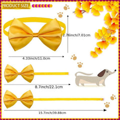Adjustable Candy Bow Tie Collar for Pets