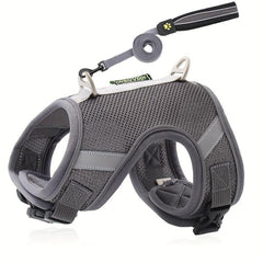 Breathable Mesh Dog Chest Strap for Walking Dogs
