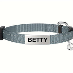 Stylish Reflective Cat Collar with Bell