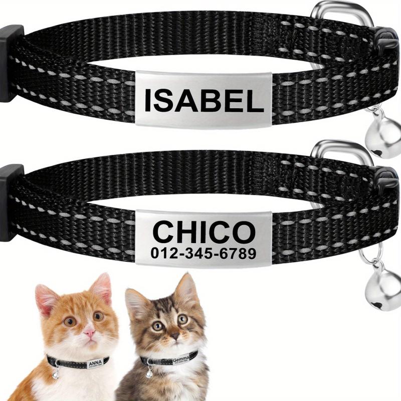 Stylish Reflective Cat Collar with Bell