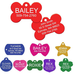 Custom Engraved Dog Tag Slide On Pet ID Tag