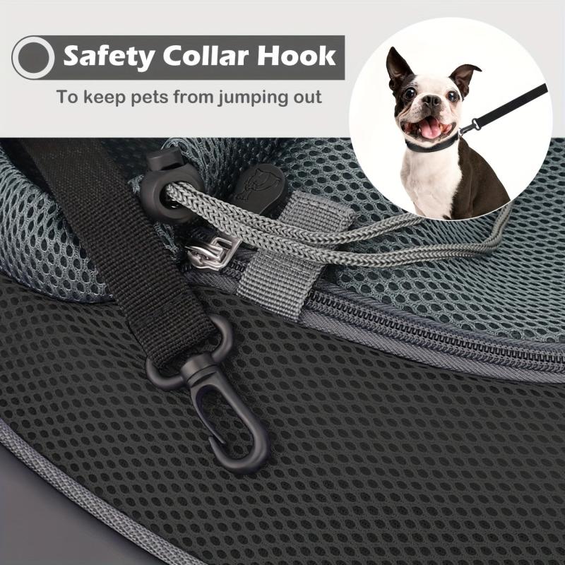Taglory Pet Backpack Cat And Dog Travel Portable Messenger Shoulder Bag