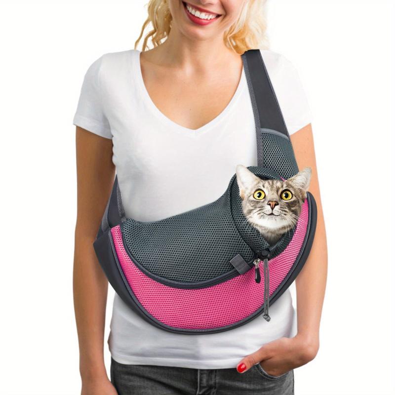 Taglory Pet Backpack Cat And Dog Travel Portable Messenger Shoulder Bag